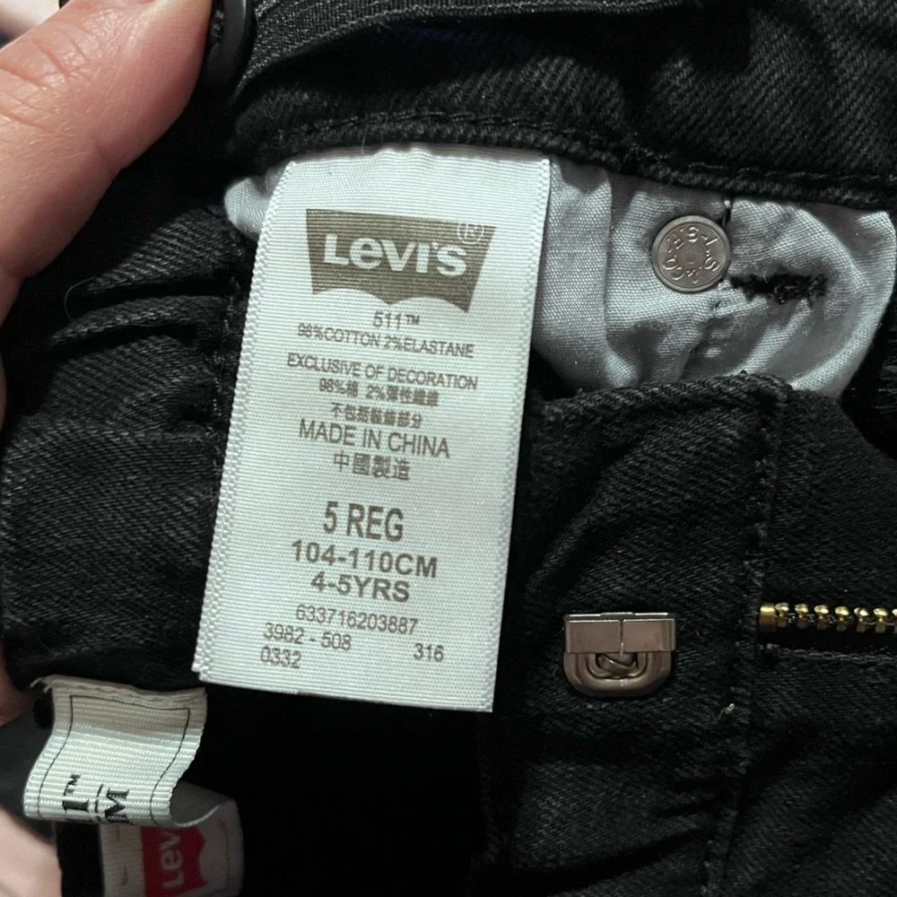 Levi's Black Denim Pants